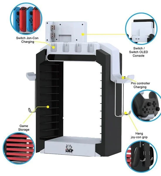 iMP Tech Multi Function Stativ til Switch og Switch OLED