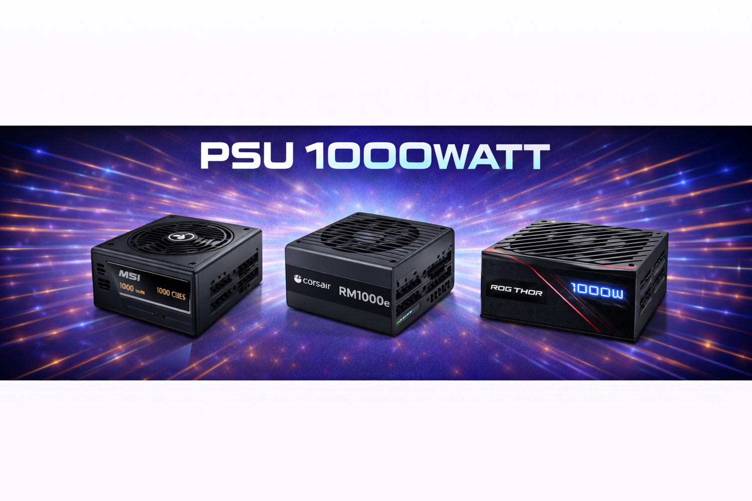 PSU 1000W hos Geekd