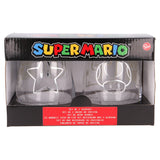 Storline Super Mario - 2 Krystal Glas Sæt