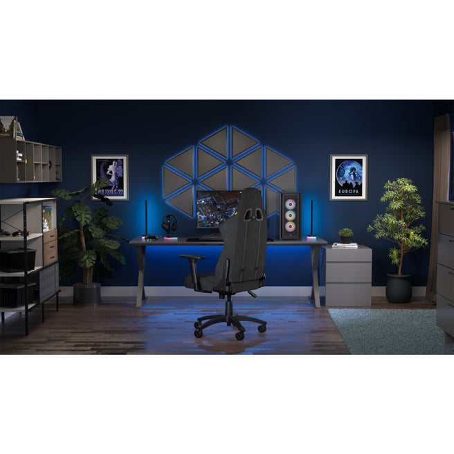 CORSAIR TC100 RELAXED Gamer Stol Sort