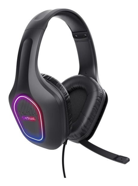 TRUST GXT416 ZIROX LED HEADSET - SORT