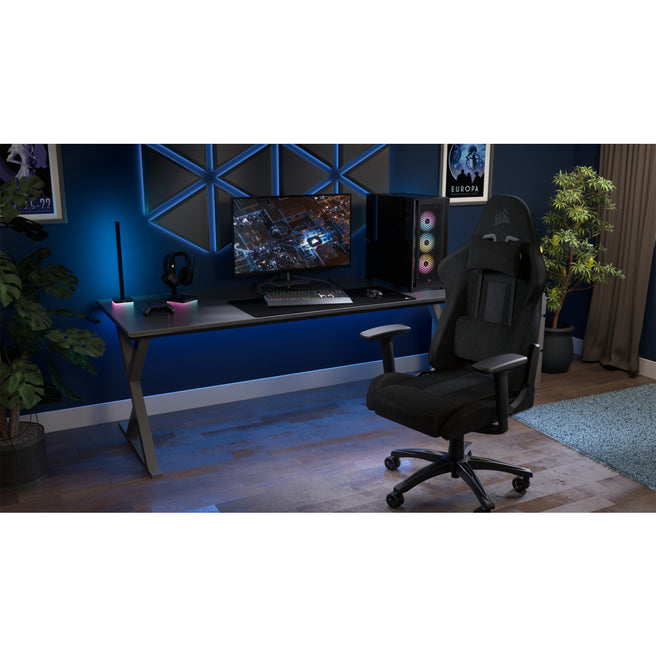 CORSAIR TC100 RELAXED Gamer Stol Sort