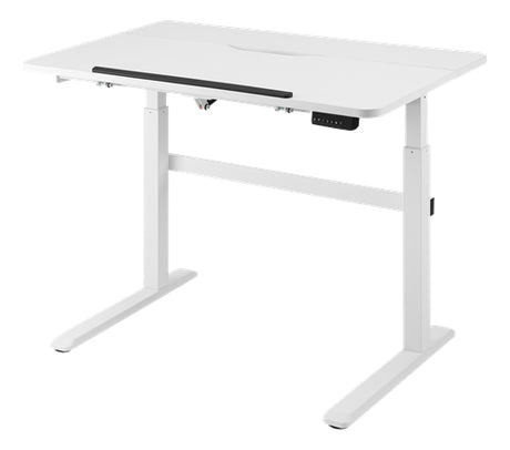 DELTACO Office Premium Sidde/stå-skrivebord Stål Kontor