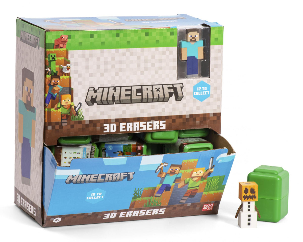 Minecraft - 3D Radiergummi Geekd