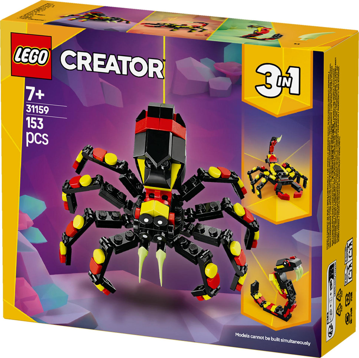 LEGO 31159 Creator 3-in-1 wild animals: surprise spider