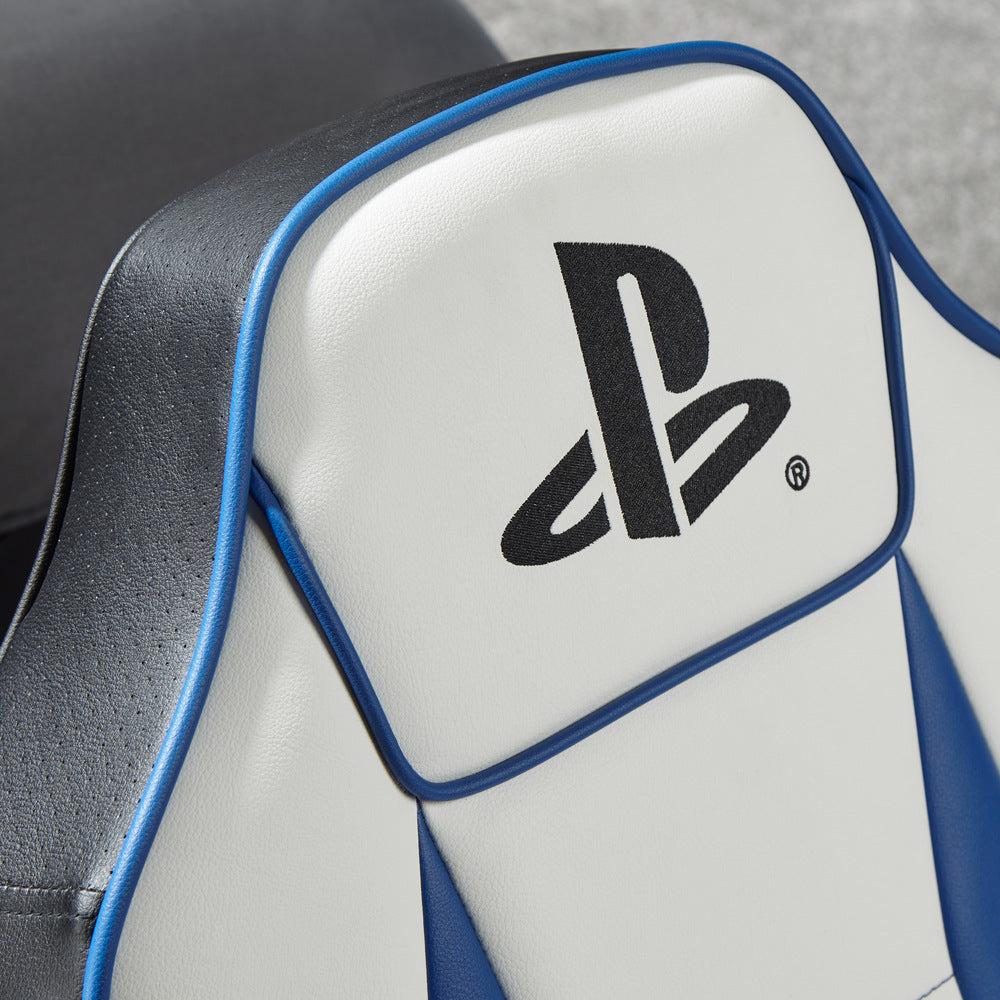 XROCKER PLAYSTATION GEIST 2.0 FLOOR ROCKER - WHITE AND BLUE