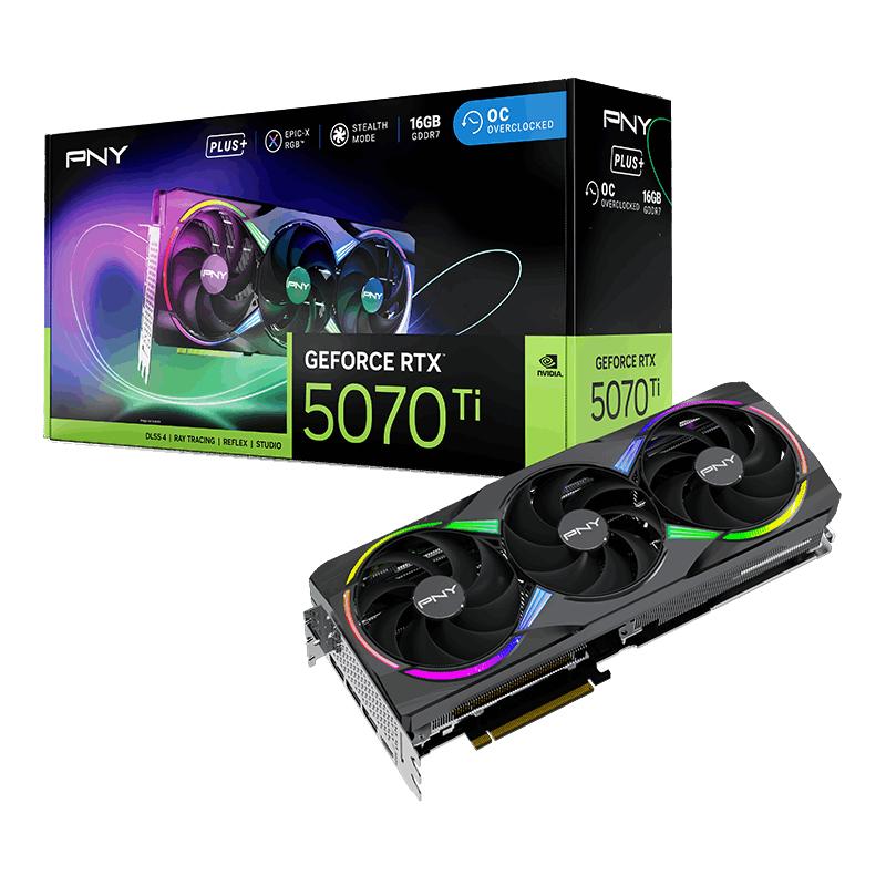 PNY GEFORCE RTX™ 5070 Ti 16GB ARGB Overclocked