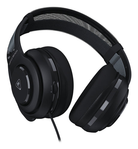 Turtle Beach Atlas 200 – Kablet headset – Sort – sort headset skråt forfra