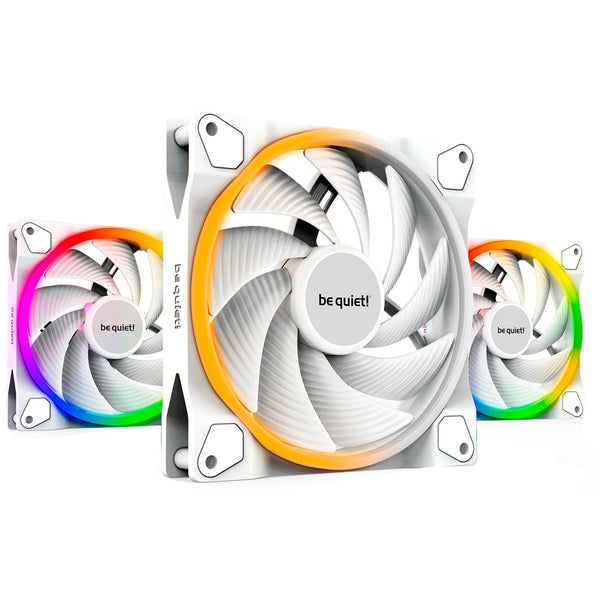 be quiet! Light Wings White 140mm PWM Triple Pack, case fan (white, pack of 3, incl. ARGB hub)