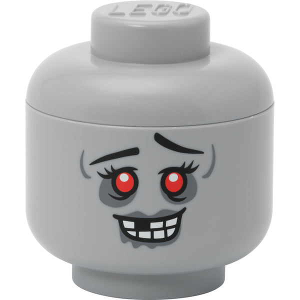 LEGO Storage Head Zombie mini – grå