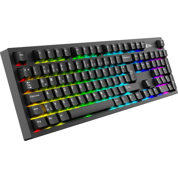 Sharkoon OfficePal KB70W tastatur – sort, tysk layout