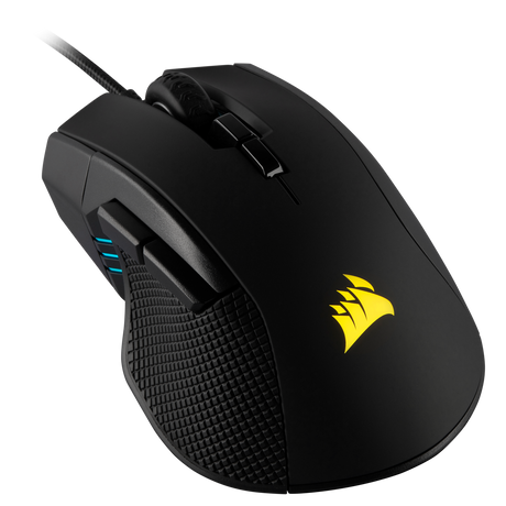 CORSAIR Gaming IRONCLAW RGB FPS/MOBA Optisk Kabling Sort