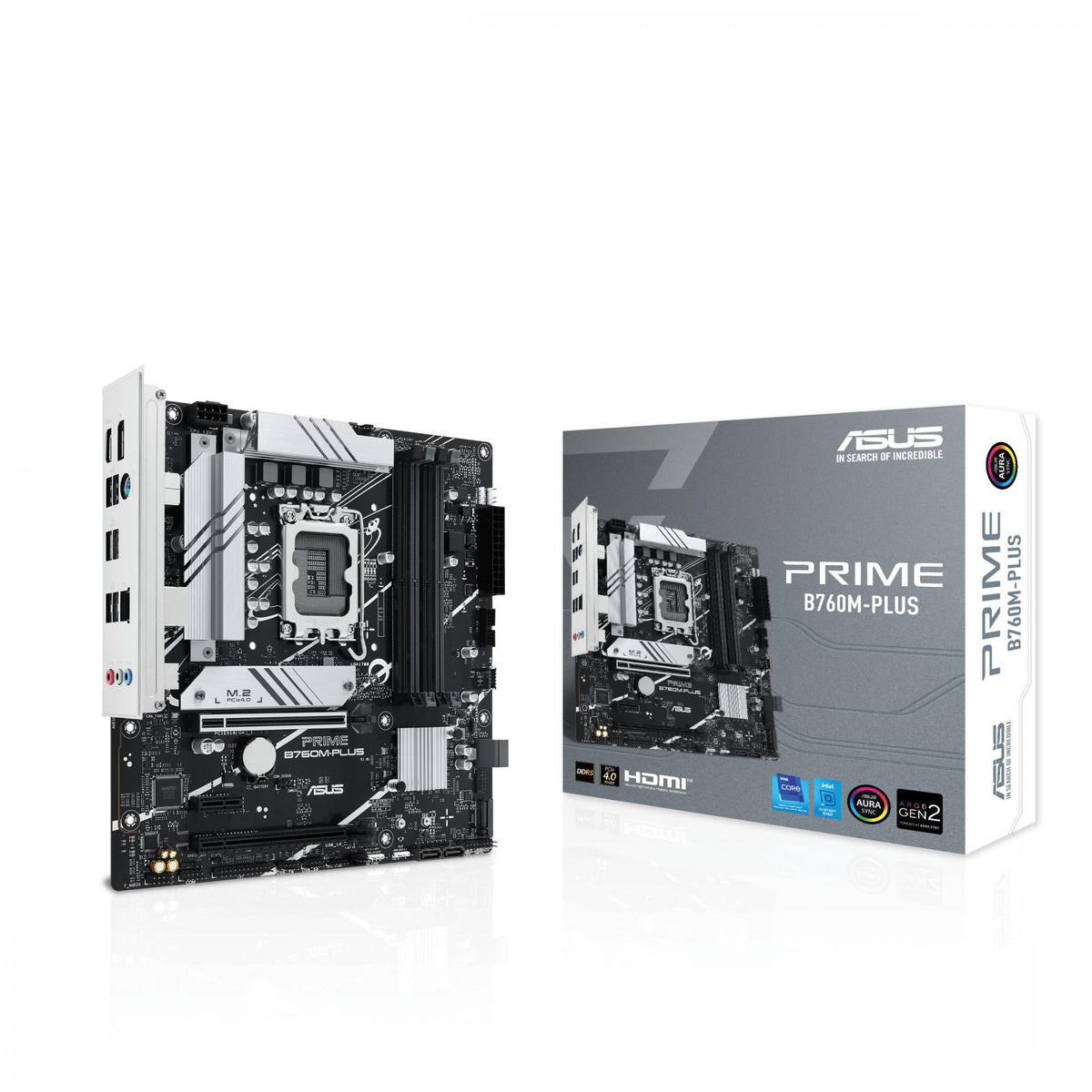 ASUS PRIME B760M-PLUS (mATX, B760, LGA 1700, DDR5)