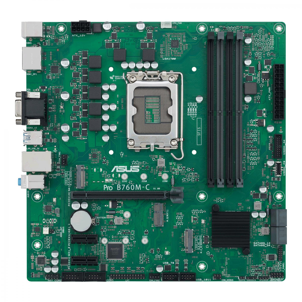 ASUS PRO B760M-C-CSM (mATX, B760, LGA1700, DDR5)