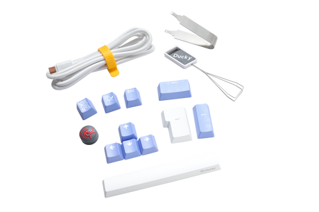 Ducky One 3 - Classic Pure White Nordic - Fullsize - Cherry Red