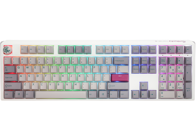 Ducky One 3 - Mist Nordic - Fullsize - Cherry Silent Red- RGB