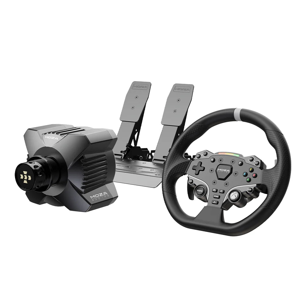 Moza Racing Moza R3 Racing Simulator (R3 Base, ES Wheel, SR-P Lite Two Pedals, table clamp)