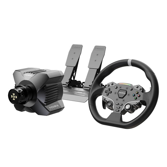 Moza Racing Moza R3 Racing Simulator (R3 Base, ES Wheel, SR-P Lite Two Pedals, table clamp)