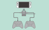 HORI - Dual USB PlayStand for Nintendo Switch 2 - Dark Grey HORI