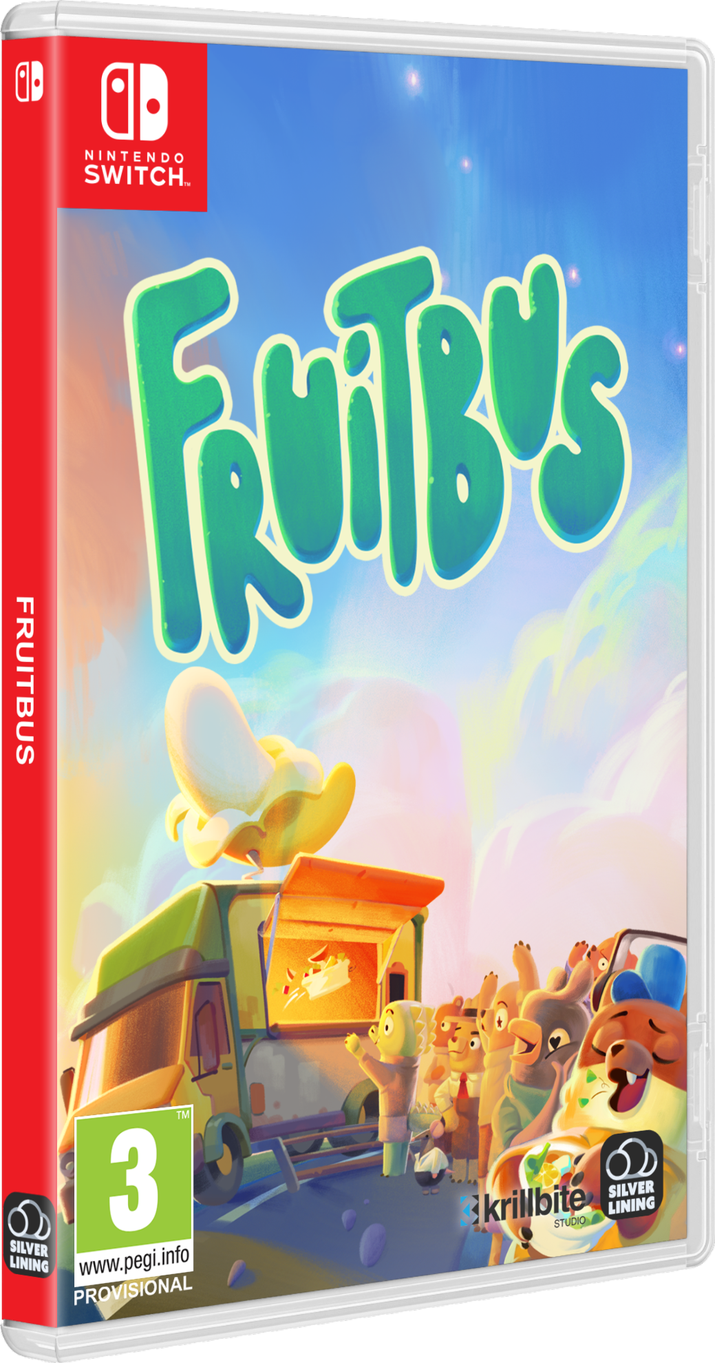 Fruitbus – omslag til Nintendo Switch