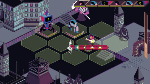 Keylocker - Turn Based Cyberpunk Action – PlayStation 5 – skærmbillede fra spillet