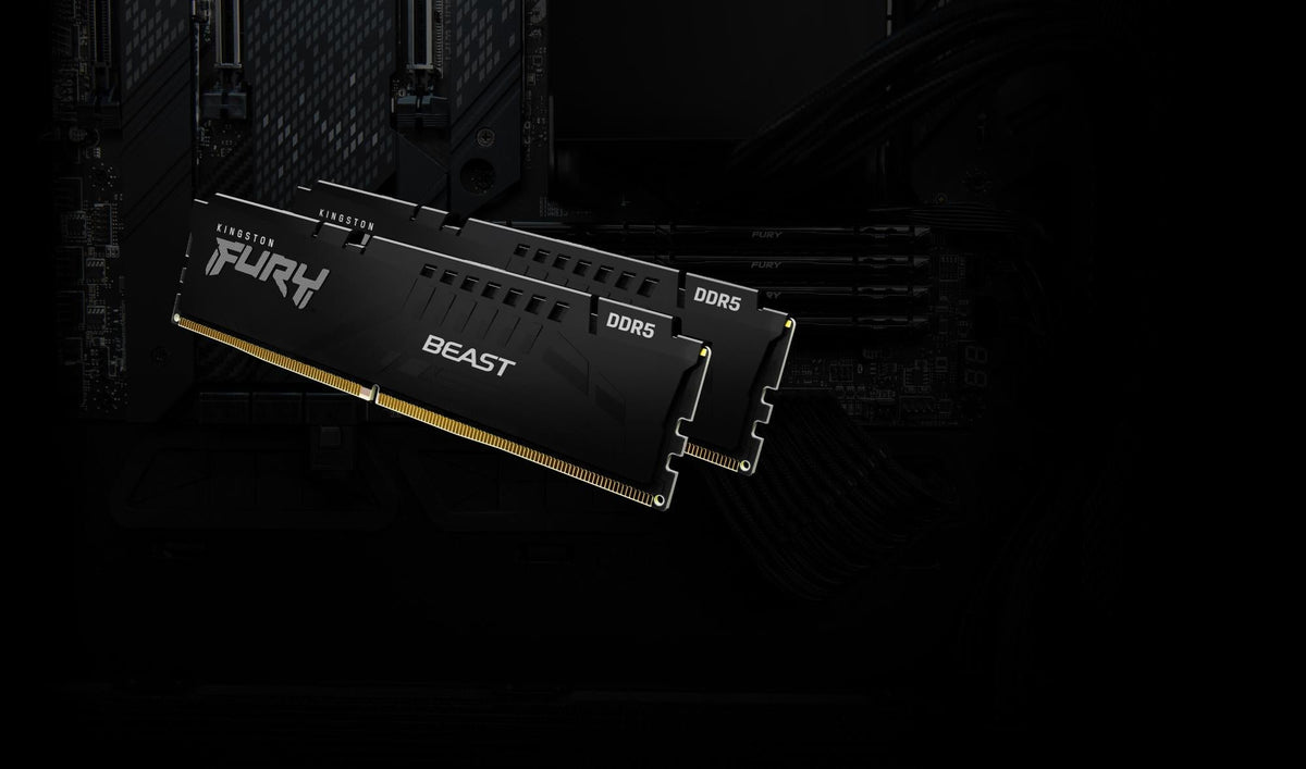 Kingston FURY Beast DDR5 SDRAM 64GB kit 6000MHz CL30 On-die ECC DIMM 288-PIN Kingston Technology