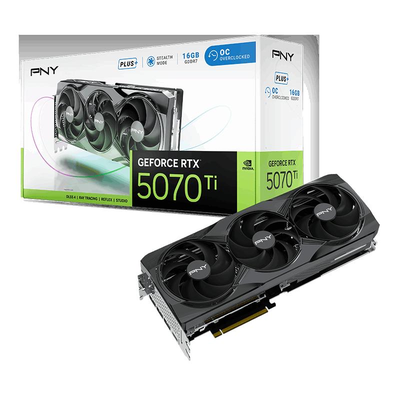 PNY GEFORCE RTX™ 5070 Ti 6GB Overclocked Triple