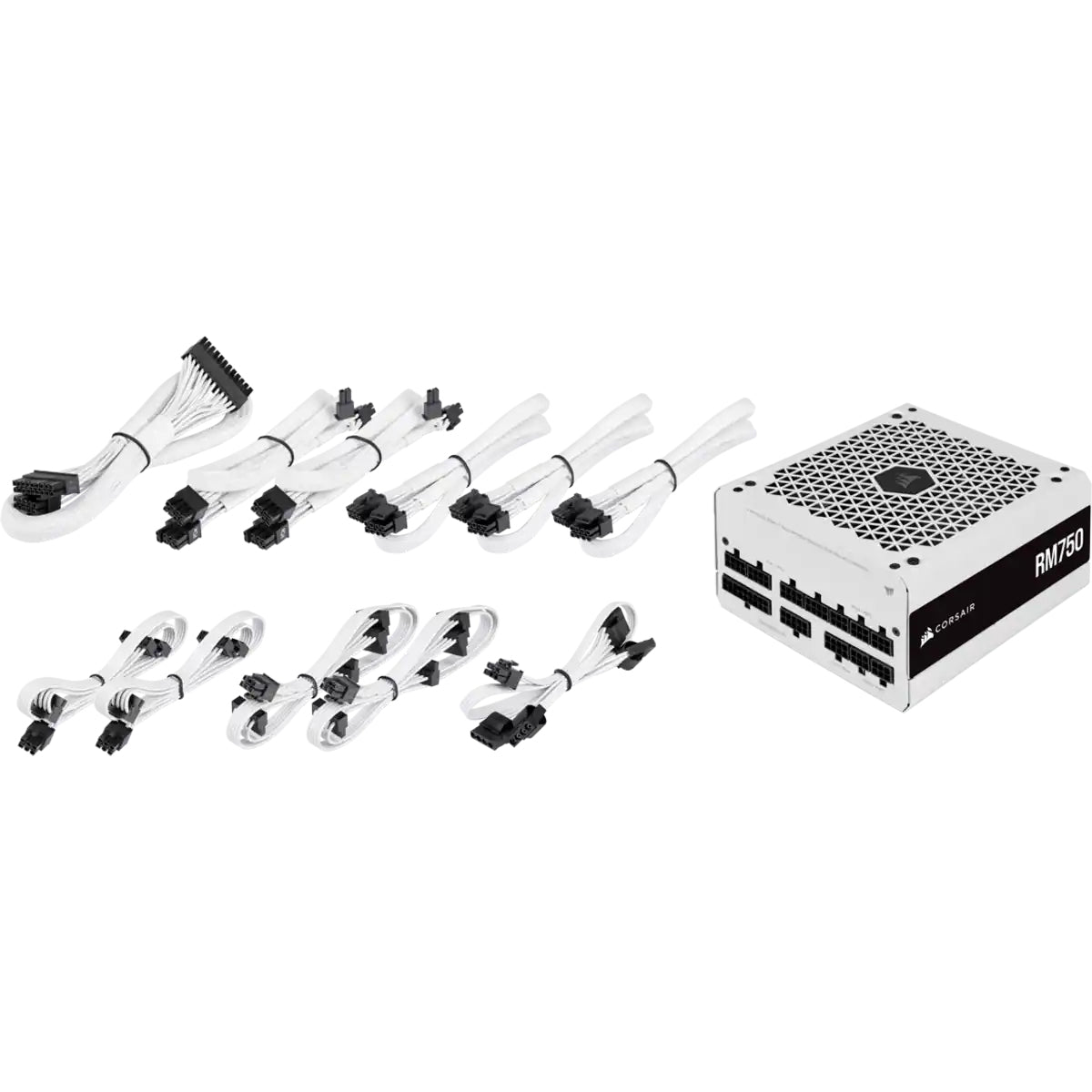 CORSAIR RM White Series RM750 Strømforsyning 750Watt