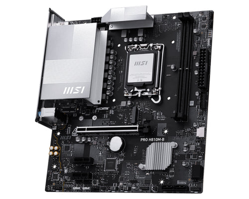 MSI PRO H810M-B bundkort - LGA1851, micro-ATX - visning 2