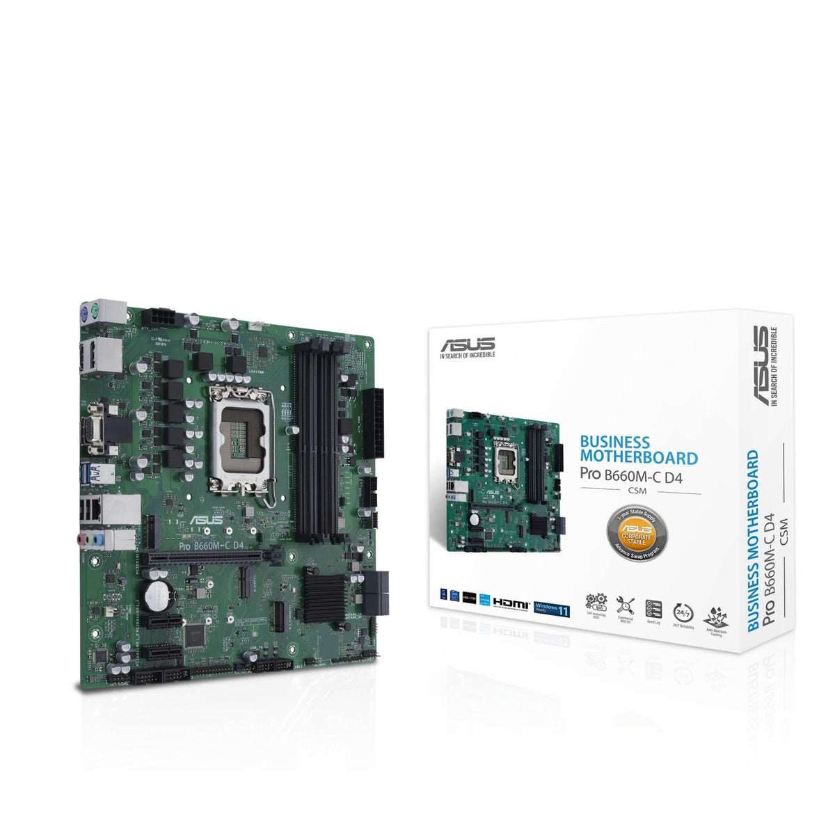 ASUS PRO B660M-C-CSM (mATX, B660, LGA 1700, DDR5)