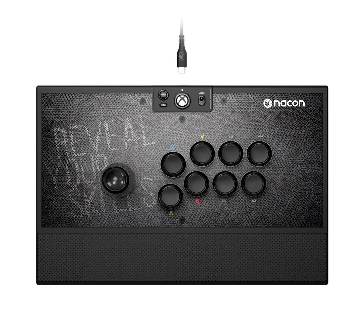 NACON DAIJA Arcade Stick Sort USB speciel PC, Xbox One, Xbox Series S, Xbox Series X NACON