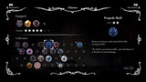 Hollow Knight – skærmbillede med oversigt over amuletter