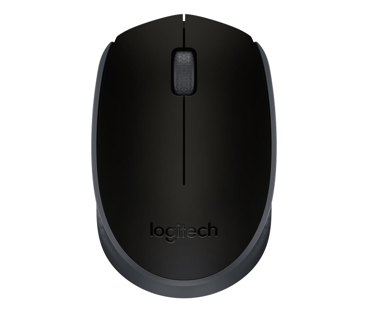 Logitech - M171 RF Wireless Optical 1000DPI Ambidextrous Black