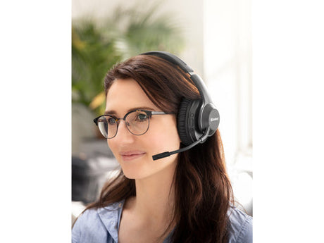 Sandberg Trådløst Headset ANC+ENC Pro - Sort