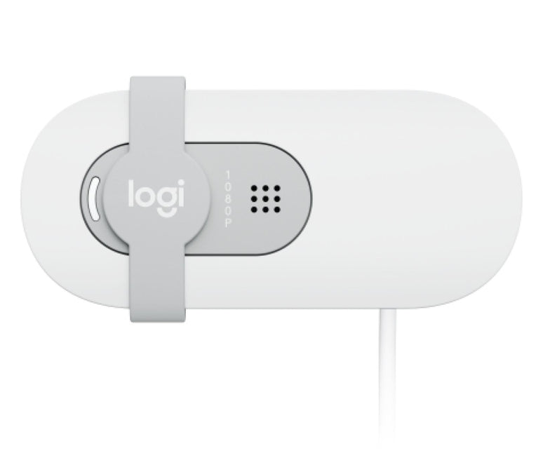Logitech - Brio 100 Full HD Webcam - Off White
