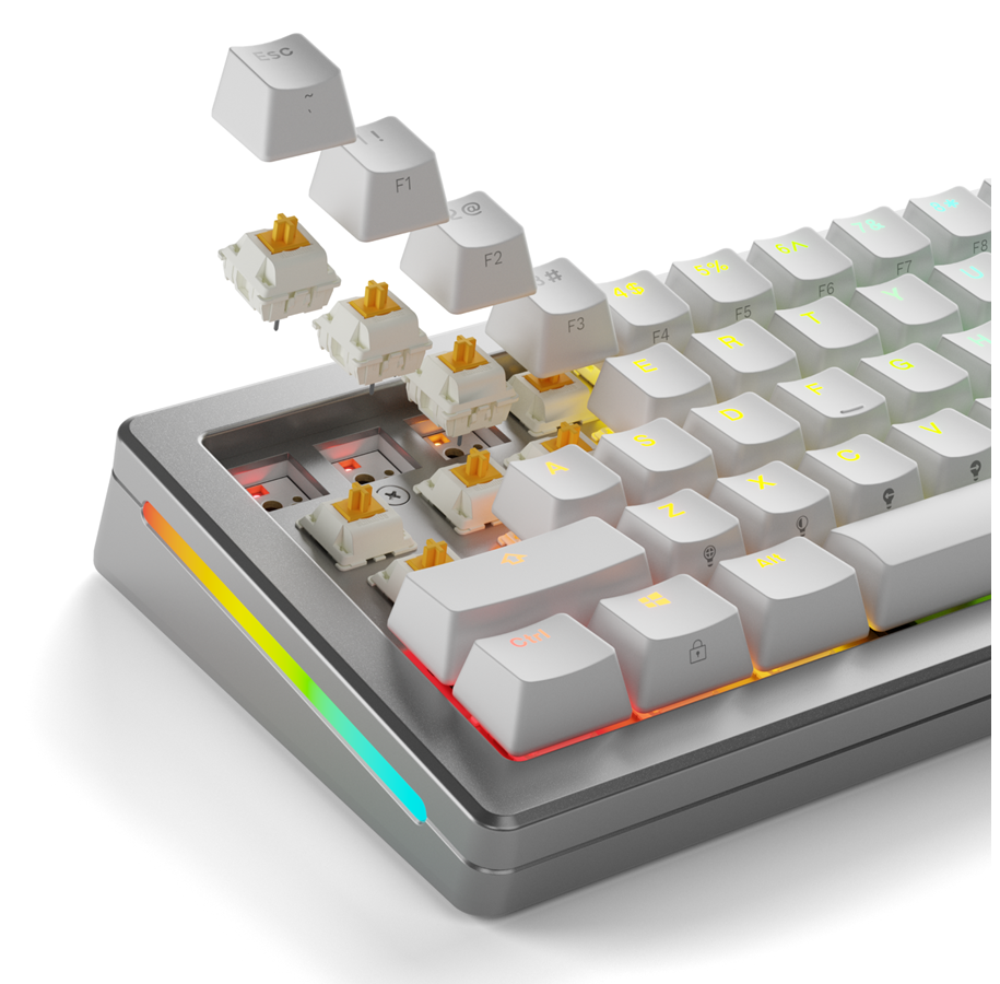 Glorious Mekaniske Switches (36 stk) - Panda Silent - [Taktil] 50g