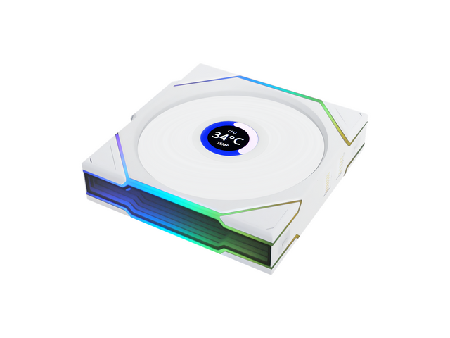 Lian Li UNI FAN TL Wireless LCD, Hvid - 120