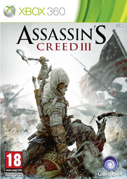 Assassin's Creed III – Xbox 360 – forside