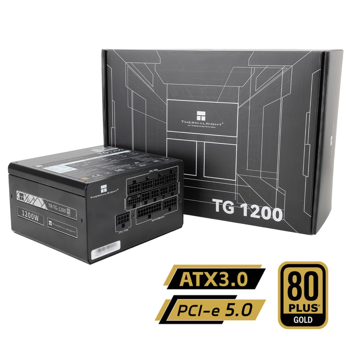 Thermalright TR-TG 1200-W Black - PSU, 80+ Gold