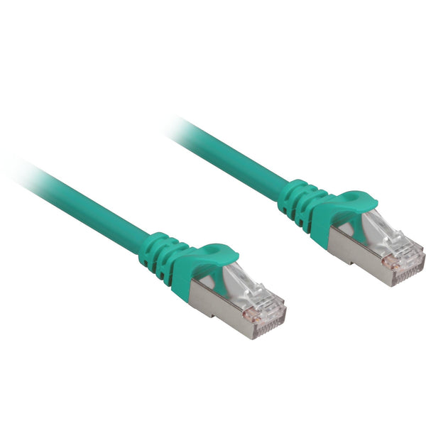 Sharkoon Cat.6a S/FTP netværkskabel – grøn, 0,25 m