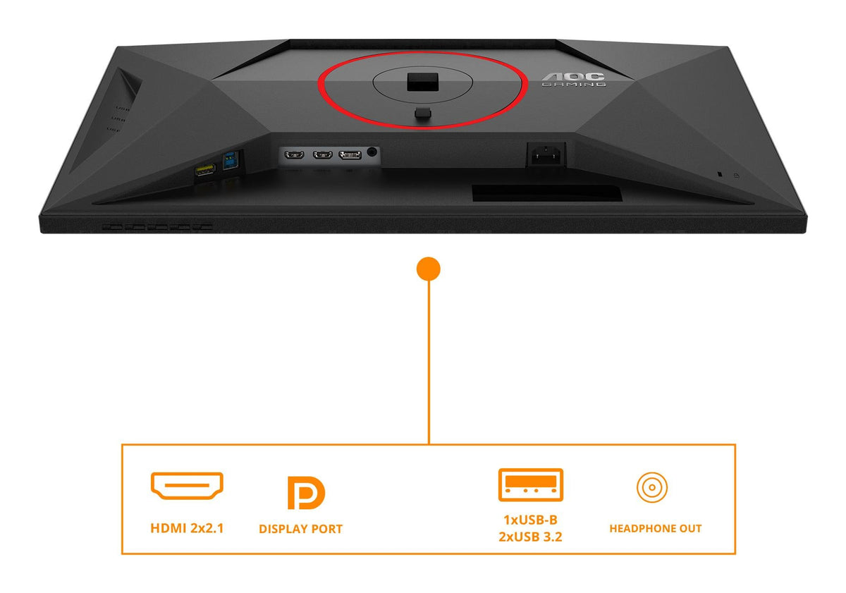 AOC U27G4R 27“ Dual Frame 3840x2160/1920x1080/16:9/400 cd/m²/1ms/HDMI, DisplayPort, Headphone out AOC
