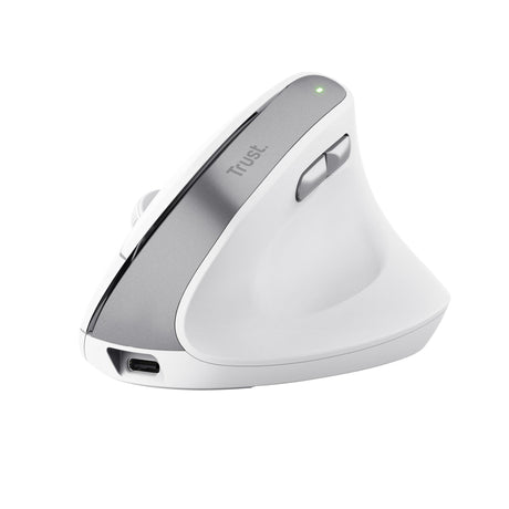 TRUST BAYO II ERGONOMIC TRÅDLØS MUS - HVID