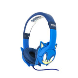 OTL Sonic-børneheadset med ører – med Sonic-logo på hovedbøjlen