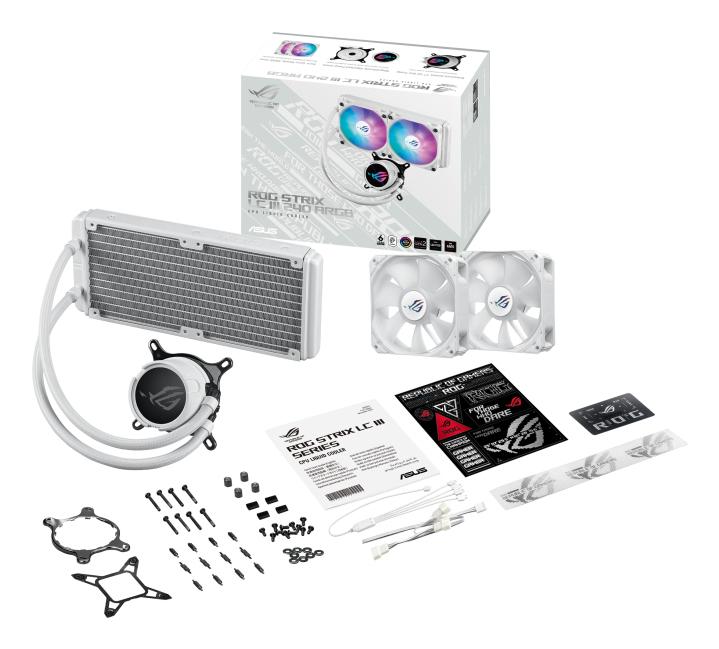 ASUS ROG STRIX LC III 240 ARGB WHITE EDITION AiO Liquid Cooler