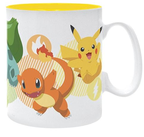 Abysse POKEMON Mug - Pikachu and starters - 460 ml
