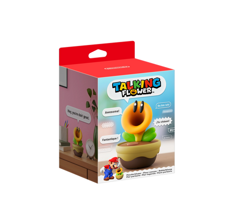 Nintendo talende blomst fra Super Mario Bros. Wonder – i emballage