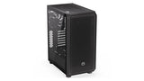 Sort Endorfy ARX 500 Air-PC-kabinet – med frontblæsere synlige gennem mesh