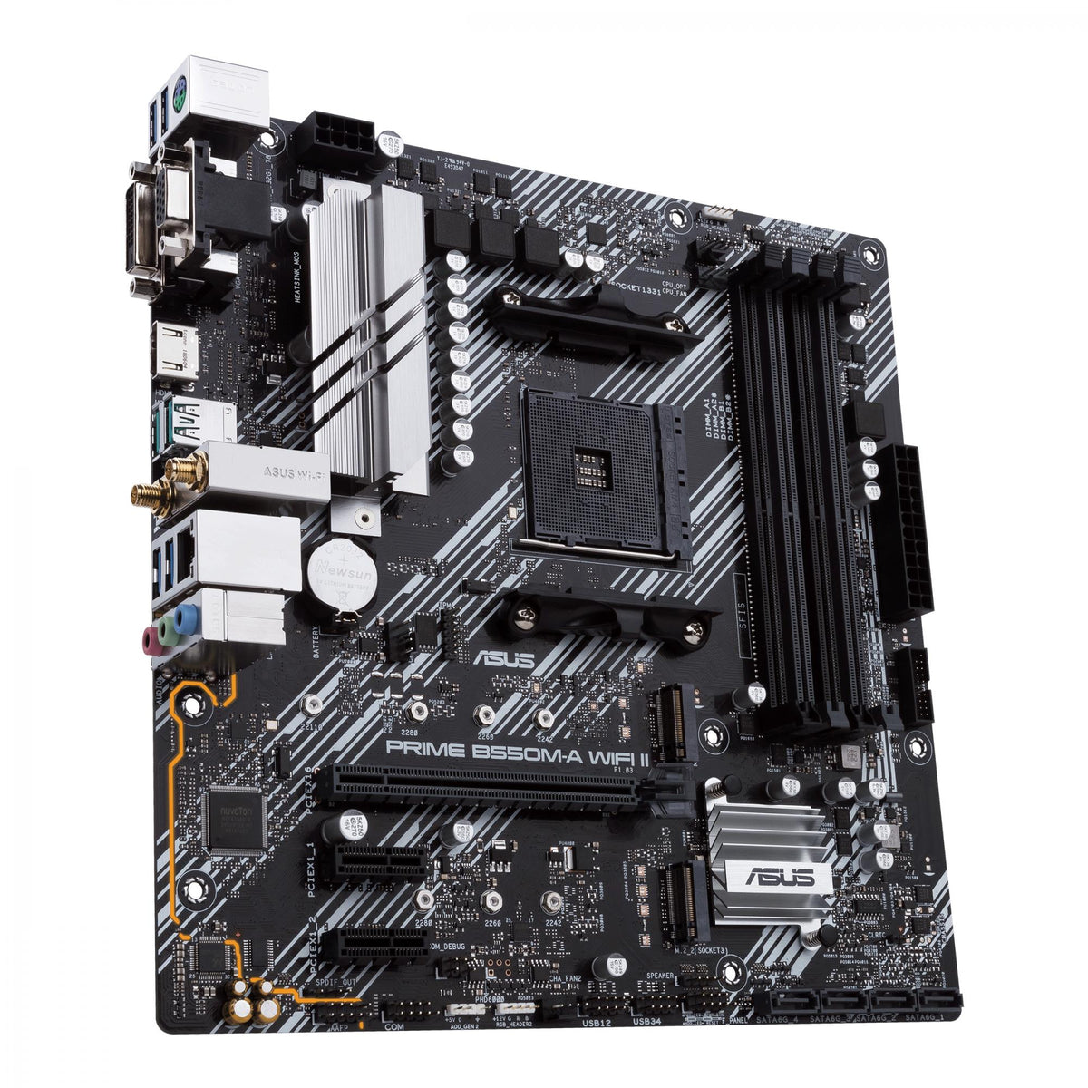AMD ASUS PRIME B550M-A (WI-FI) II (mATX, B550, AM4)