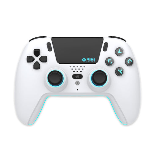 Freaks And Geeks Wireless Bluetooth Controller for PS5 - LED - White