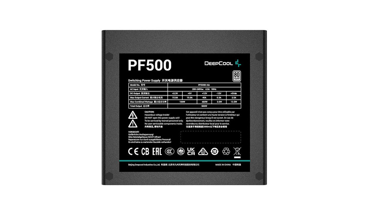 DeepCool PF500 500W 80+